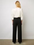 Gerard Darel Carmelita Tailored Wide Leg Trousers, Navy