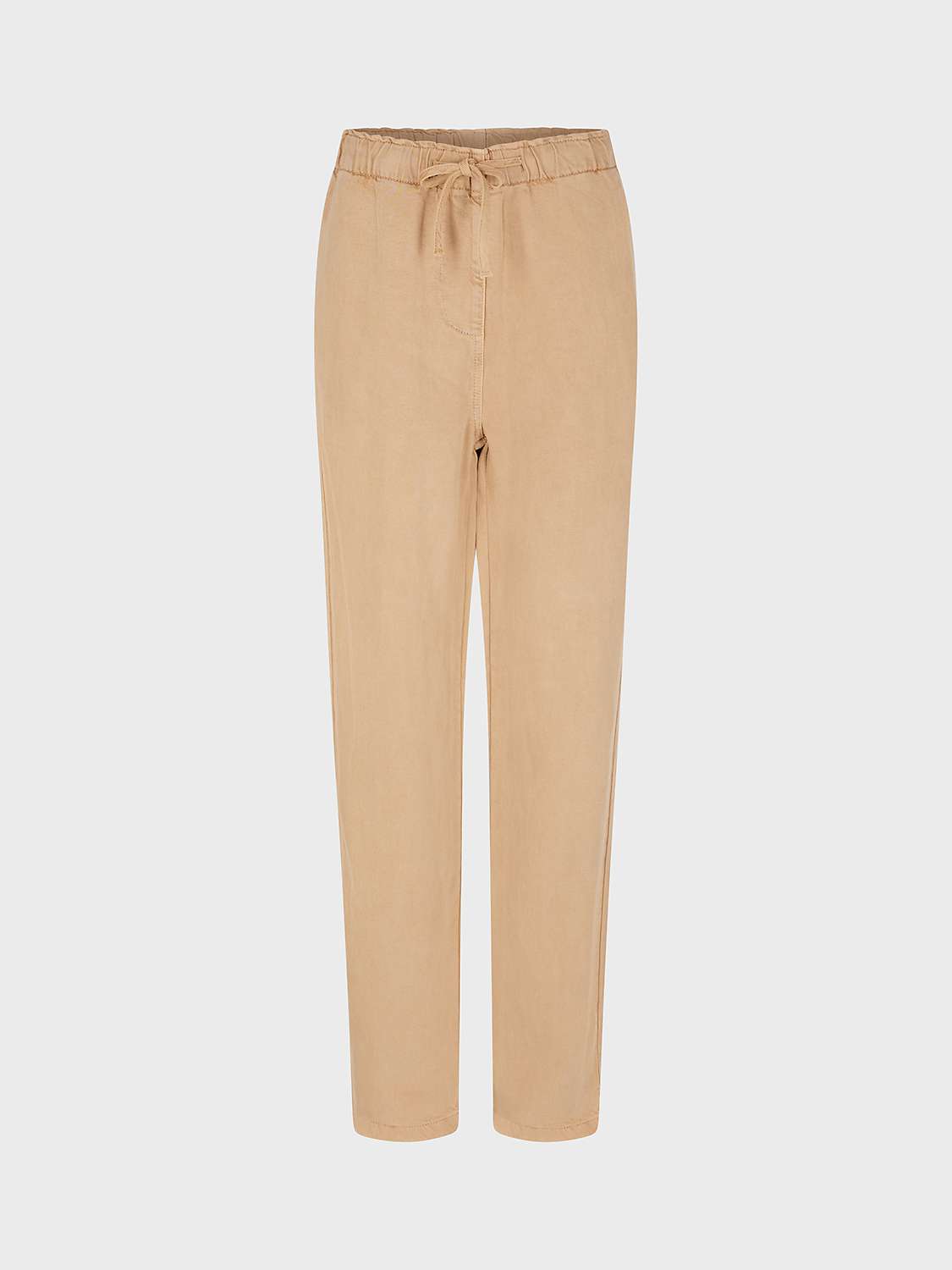 Buy Gerard Darel Colombe Linen Blend Trousers, Sand Online at johnlewis.com