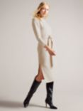 Ted Baker Laralee Merino Wool Blend Jumper Dress, Cream