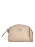Calvin Klein Seasonal Logo Crossbody Bag, Silver Mink