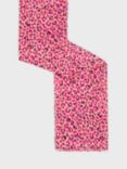 Gerard Darel Polly Animal Print Silk Blend Scarf, Fuchsia/Multi