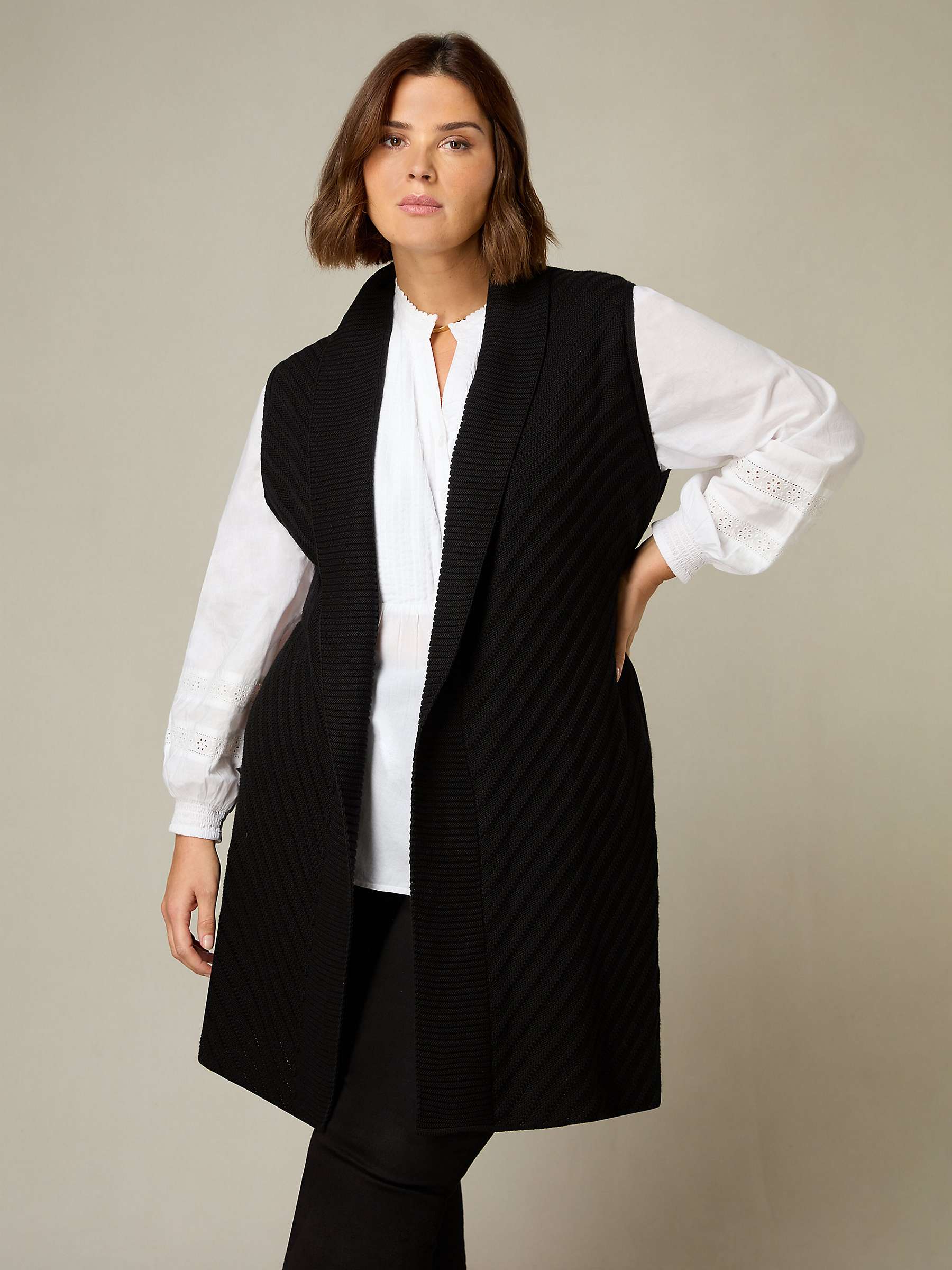 Buy Live Unlimited Curve Sleeveless Cardigan Online at johnlewis.com