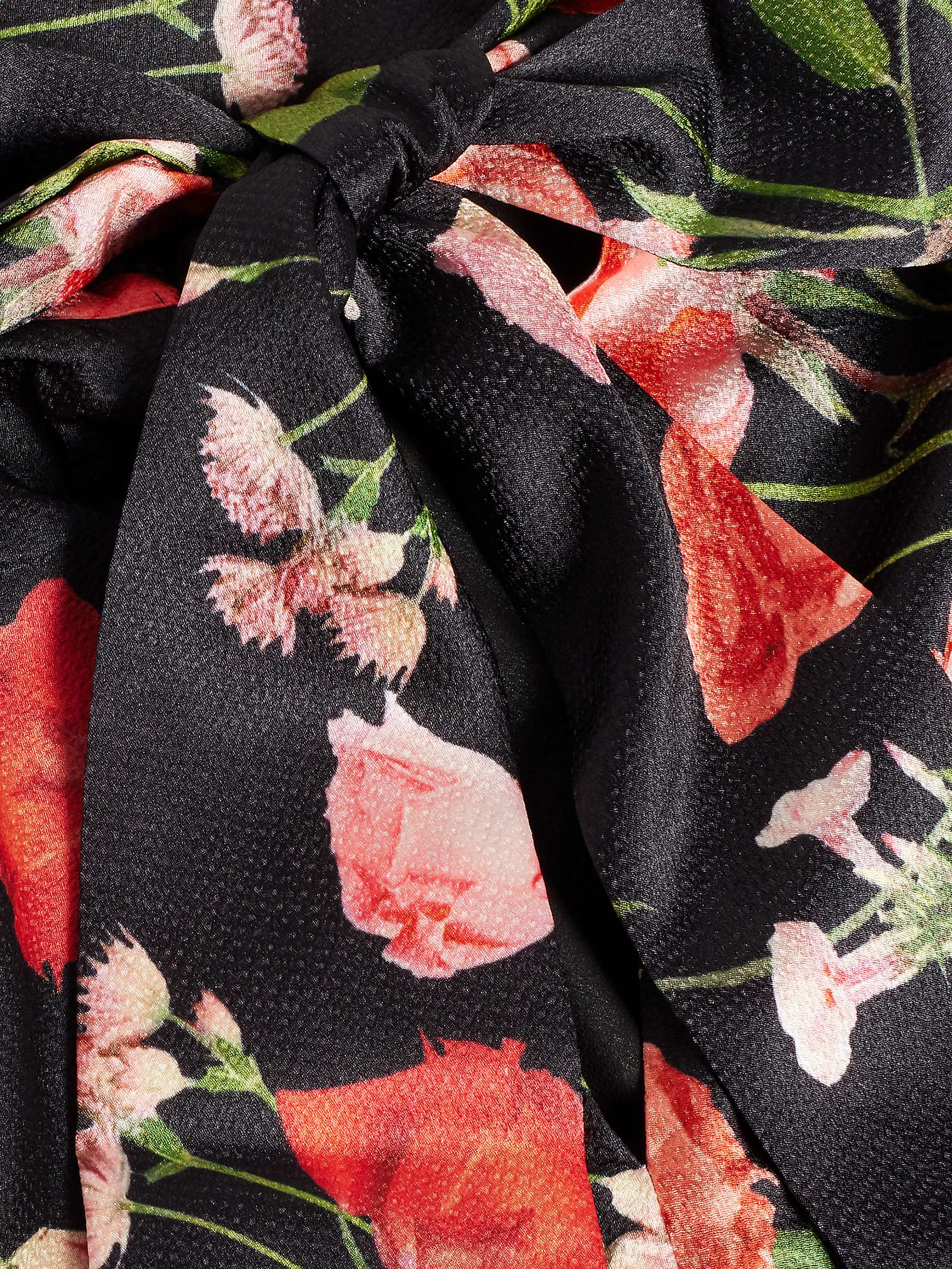 Buy Ted Baker Raeven Floral Print Sleeveless Top, Black/Multi Online at johnlewis.com