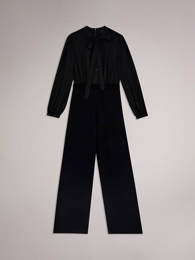 Ted Baker Leot Knitted Trouser Jumpsuit, Black