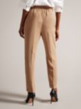 Ted Baker Laurai Slim Cut Ankle Length Jogger Trousers, Camel