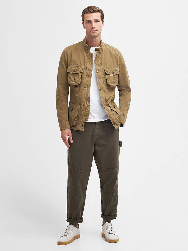 Barbour Corbridge Casual Waxed Jacket, Bleached Olive