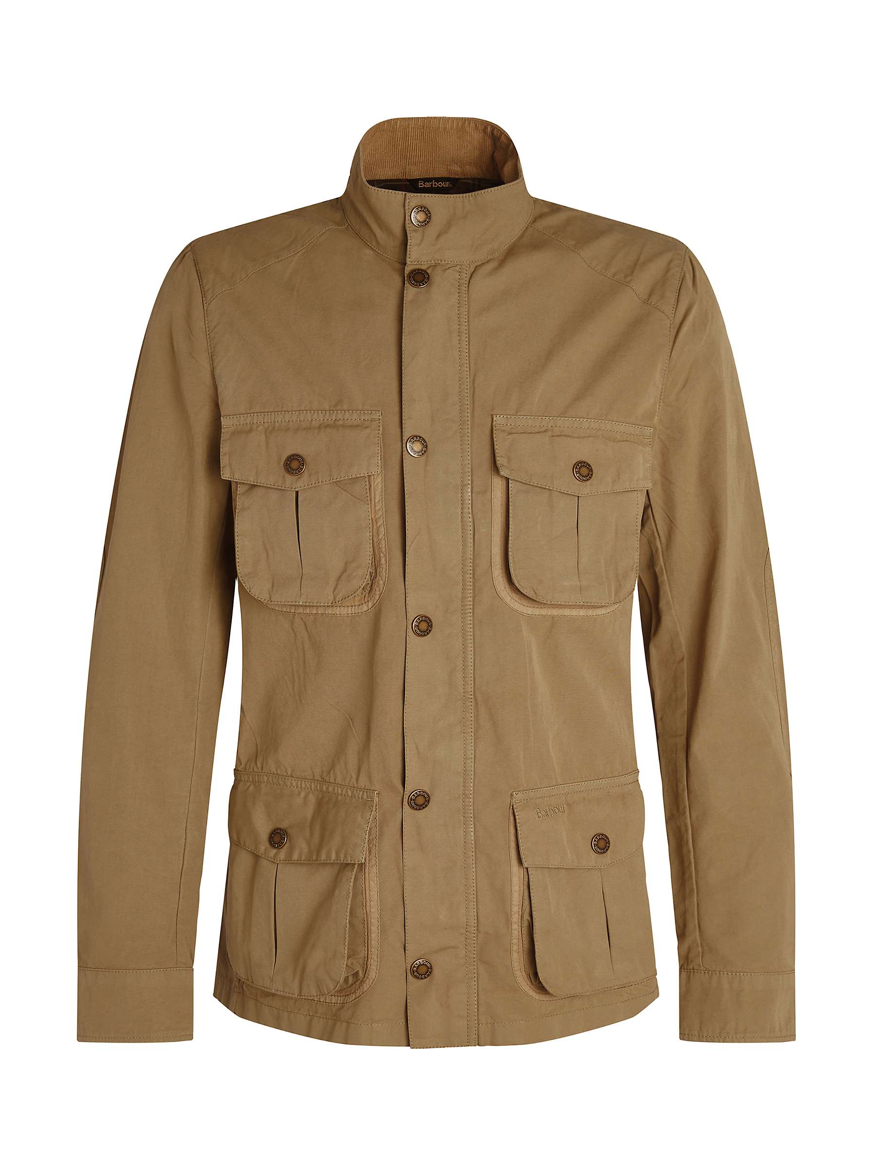 Buy Barbour Corbridge Casual Waxed Jacket, Bleached Olive Online at johnlewis.com