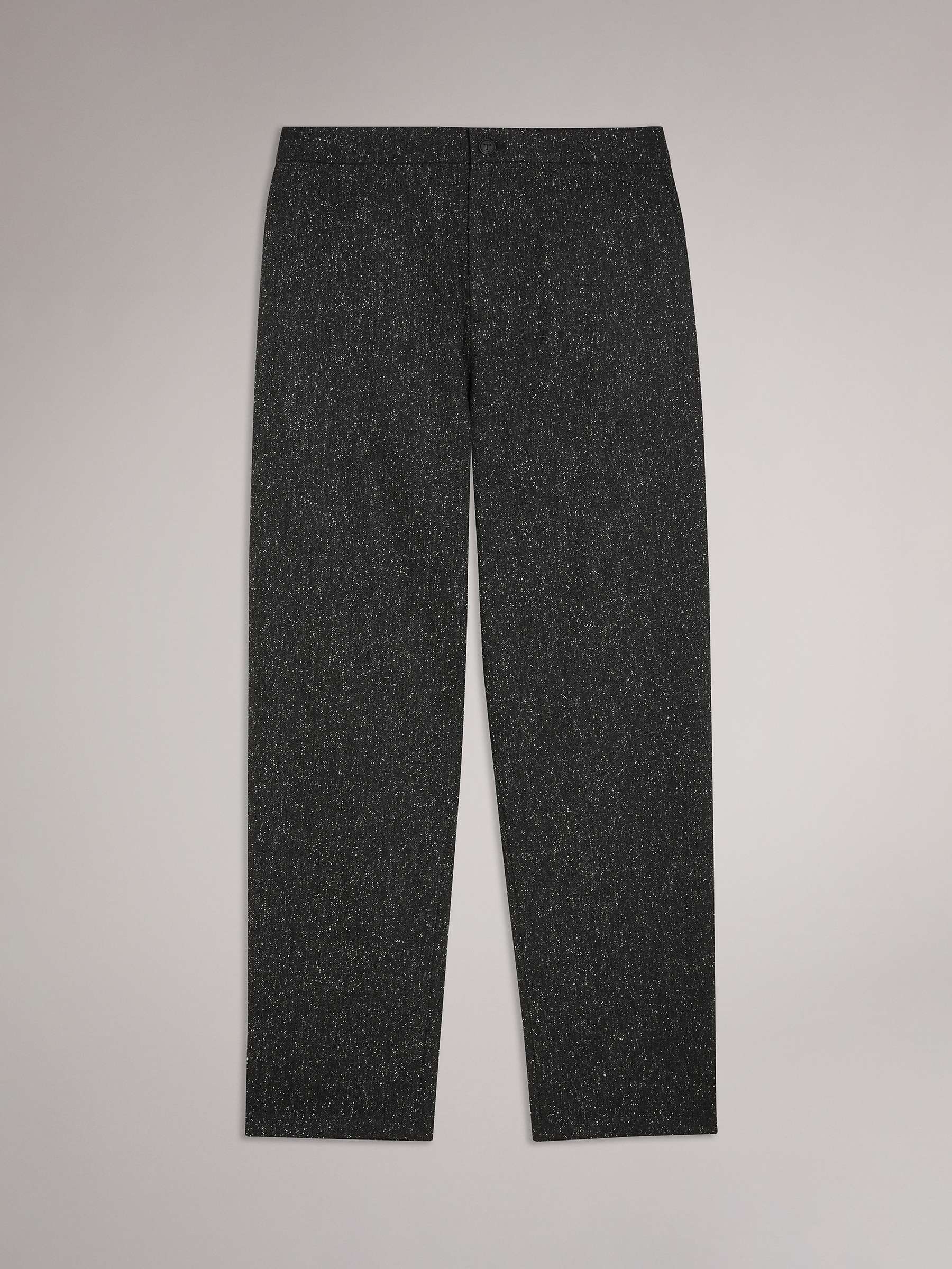 Buy Ted Baker Lopus Wide Fit Wool Rich Trousers, Grey Online at johnlewis.com