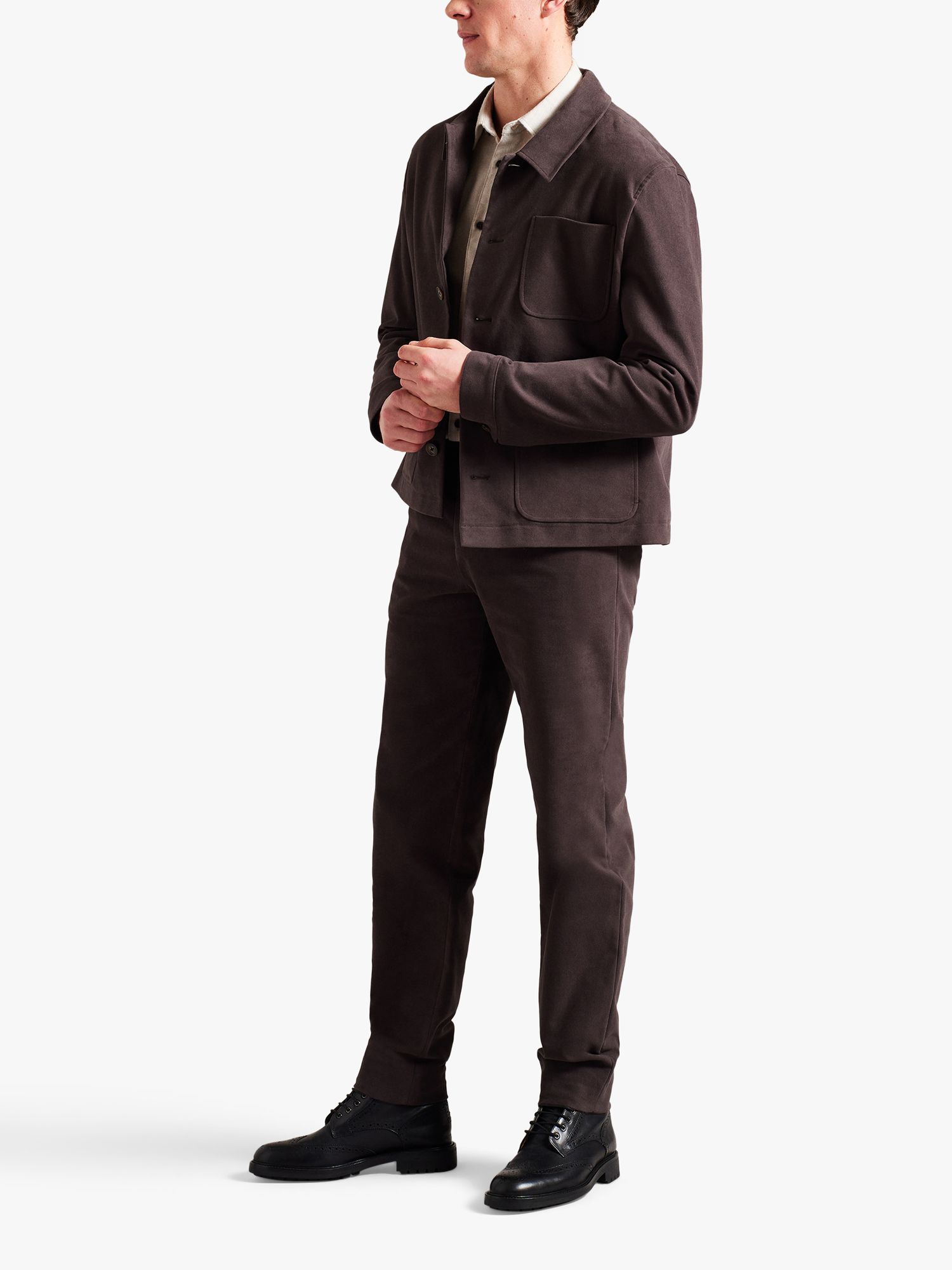 Buy Ted Baker Rufust Slim Fit Stretch Moleskin Trousers Online at johnlewis.com