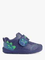 Clarks Kids' Tiny Rex Leather Pre-Walker Trainers, Khaki at John Lewis &  Partners