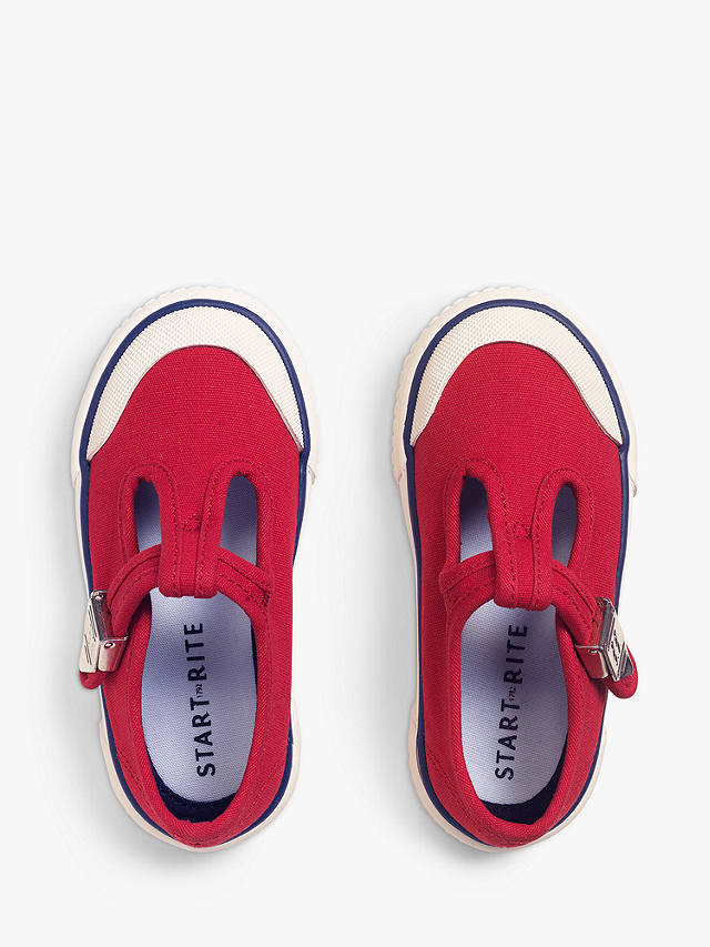Start-Rite’s Kids' Anchor Canvas Shoes, Red Canvas