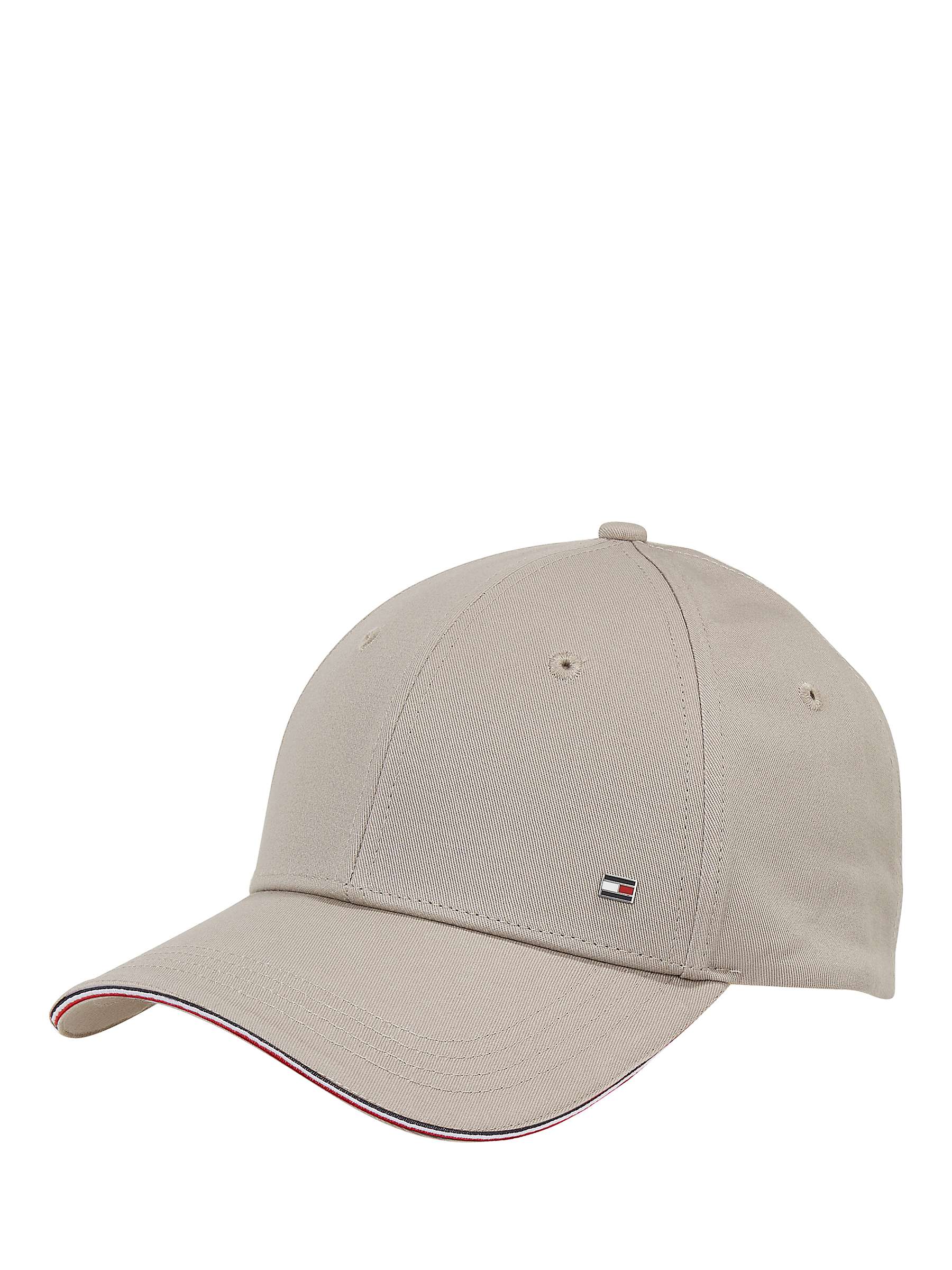 Buy Tommy Hilfiger Organic Cotton Corporate Baseball Cap, Taupe Online at johnlewis.com
