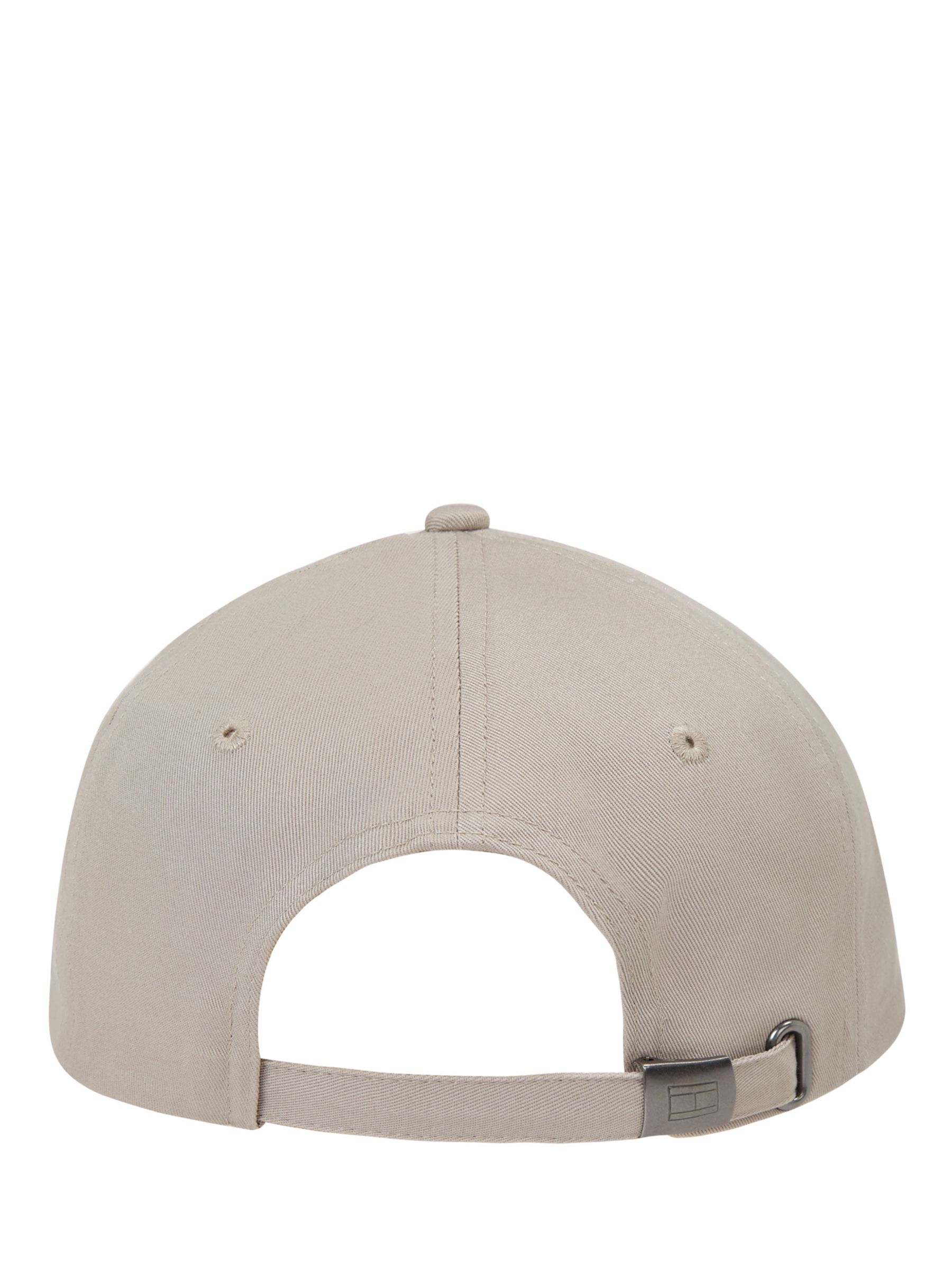 Tommy Hilfiger Organic Cotton Corporate Baseball Cap, Taupe, One Size