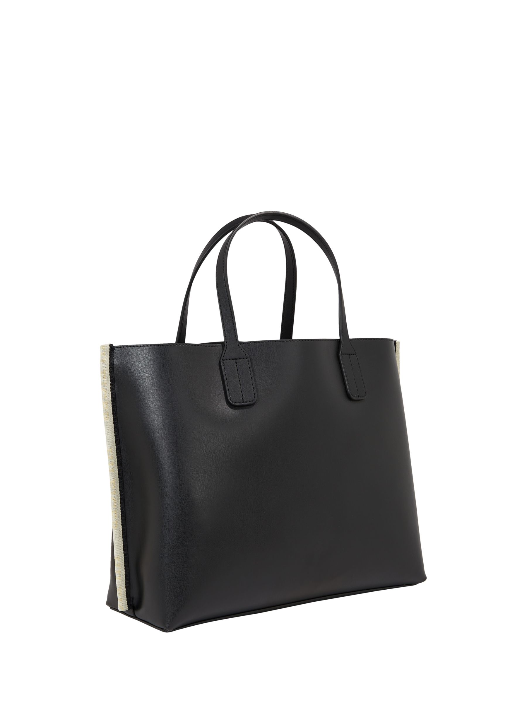 Tommy Hilfiger Iconic Tommy Tote Bag, Black at John Lewis & Partners