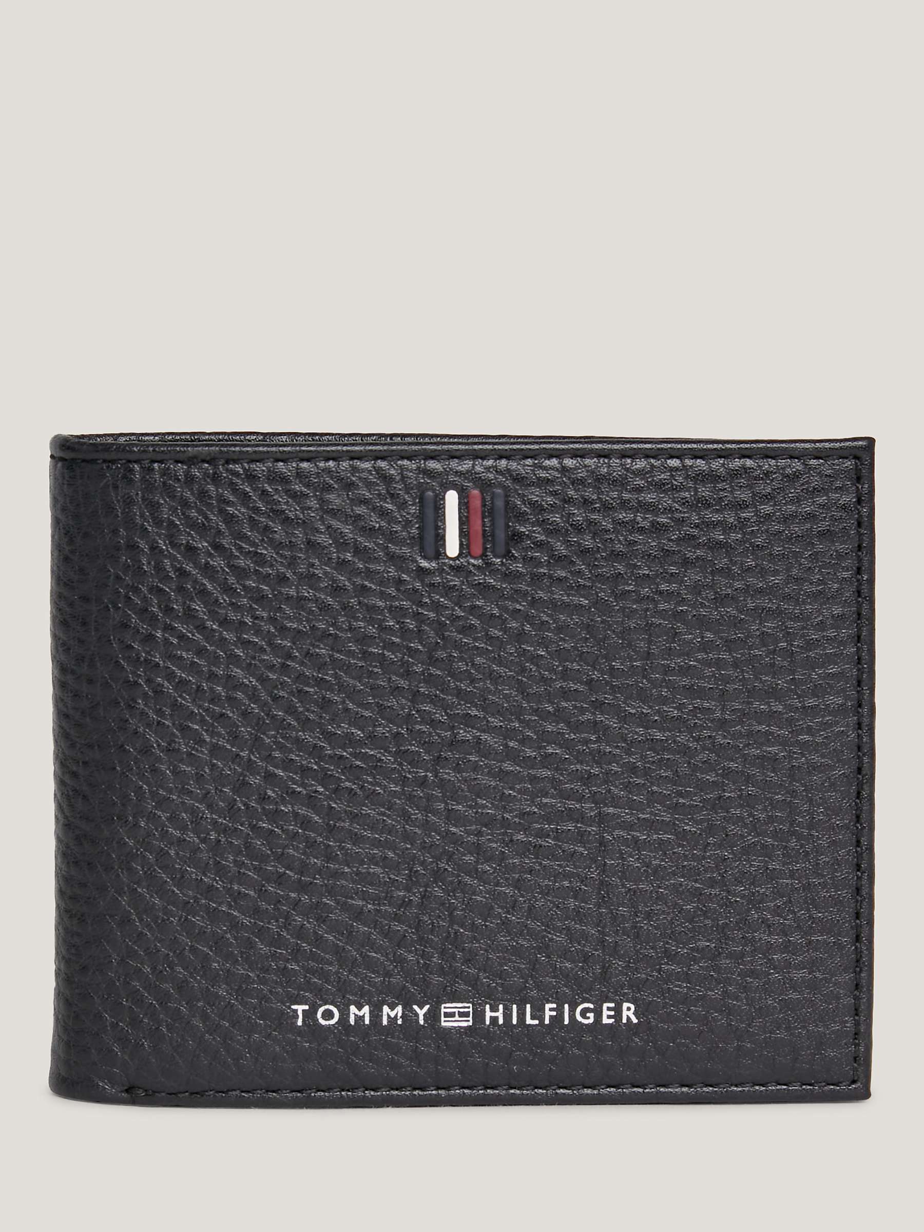 Buy Tommy Hilfiger Central Logo Mini Card Wallet, Black Online at johnlewis.com