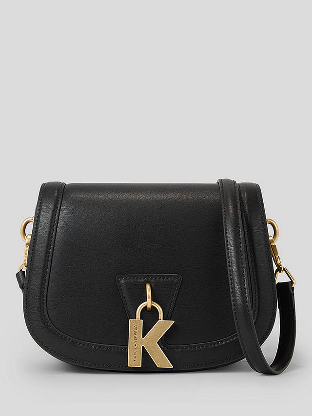 KARL LAGERFELD K/Lock Medium Crossbody Bag, Black