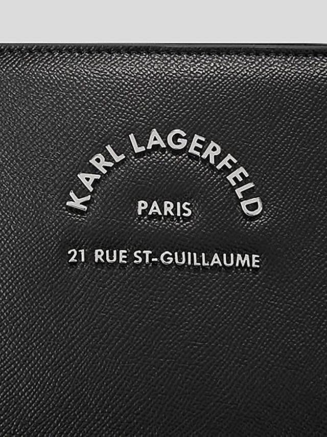 KARL LAGERFELD Rue St-Guillaume Large Tote Bag, Black