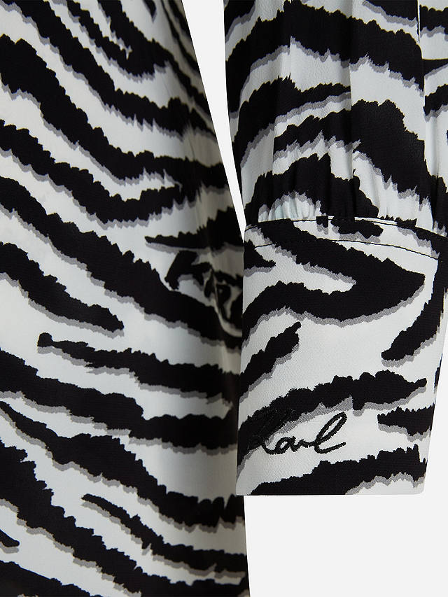 KARL LAGERFELD Animal Print Shirt Dress, R04 Karl Animal