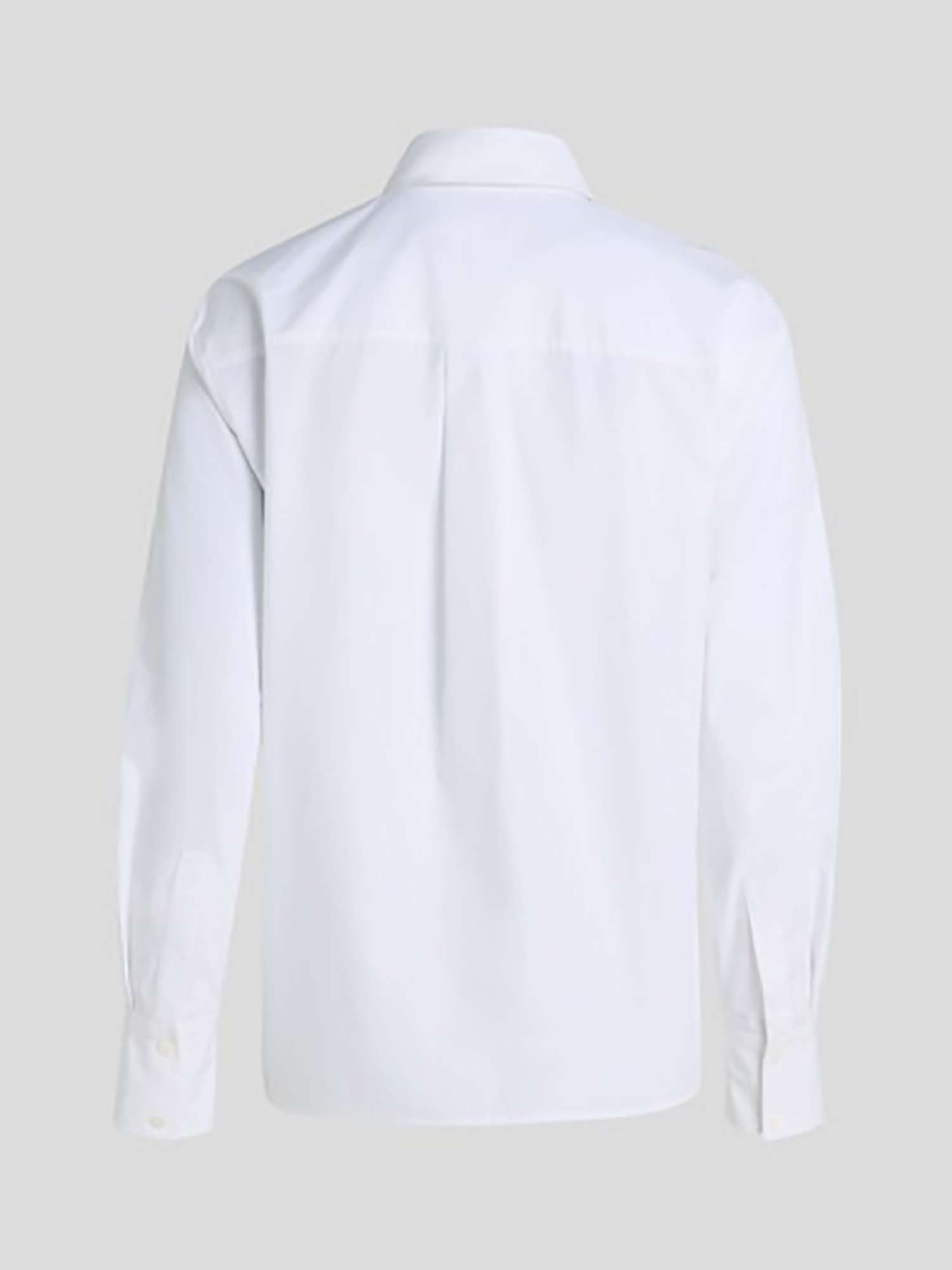 Buy KARL LAGERFELD Poplin Waist Wrap Shirt, White Online at johnlewis.com