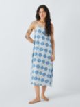 AND/OR Mosaic Tile Chemise, Blue
