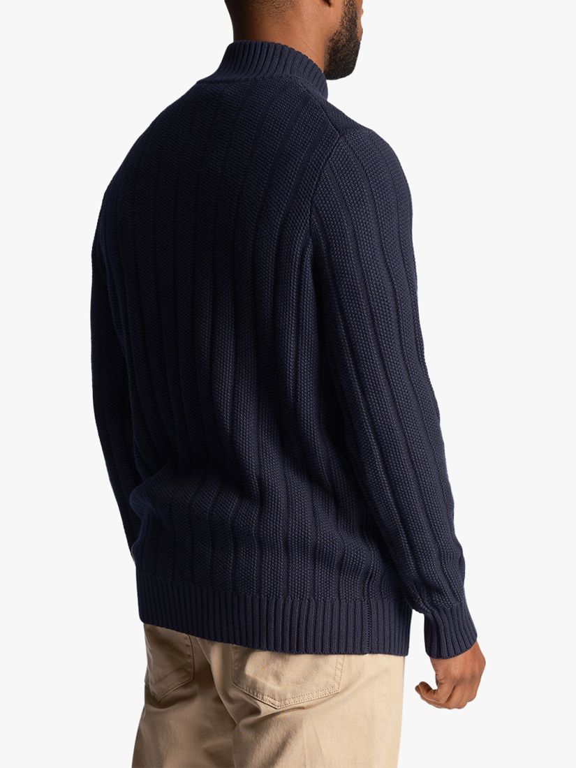 Buy Lyle & Scott Moss Stitch Quarter Zip Jumper Online at johnlewis.com