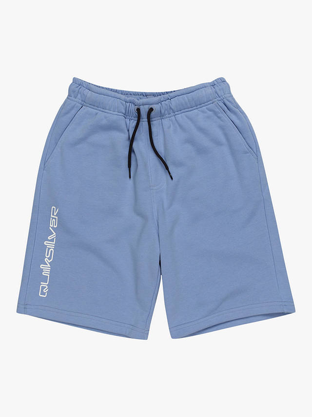 Quicksilver Kids' Take Us Back Loose Fit Drawcord Sweat Shorts, Hydrangea