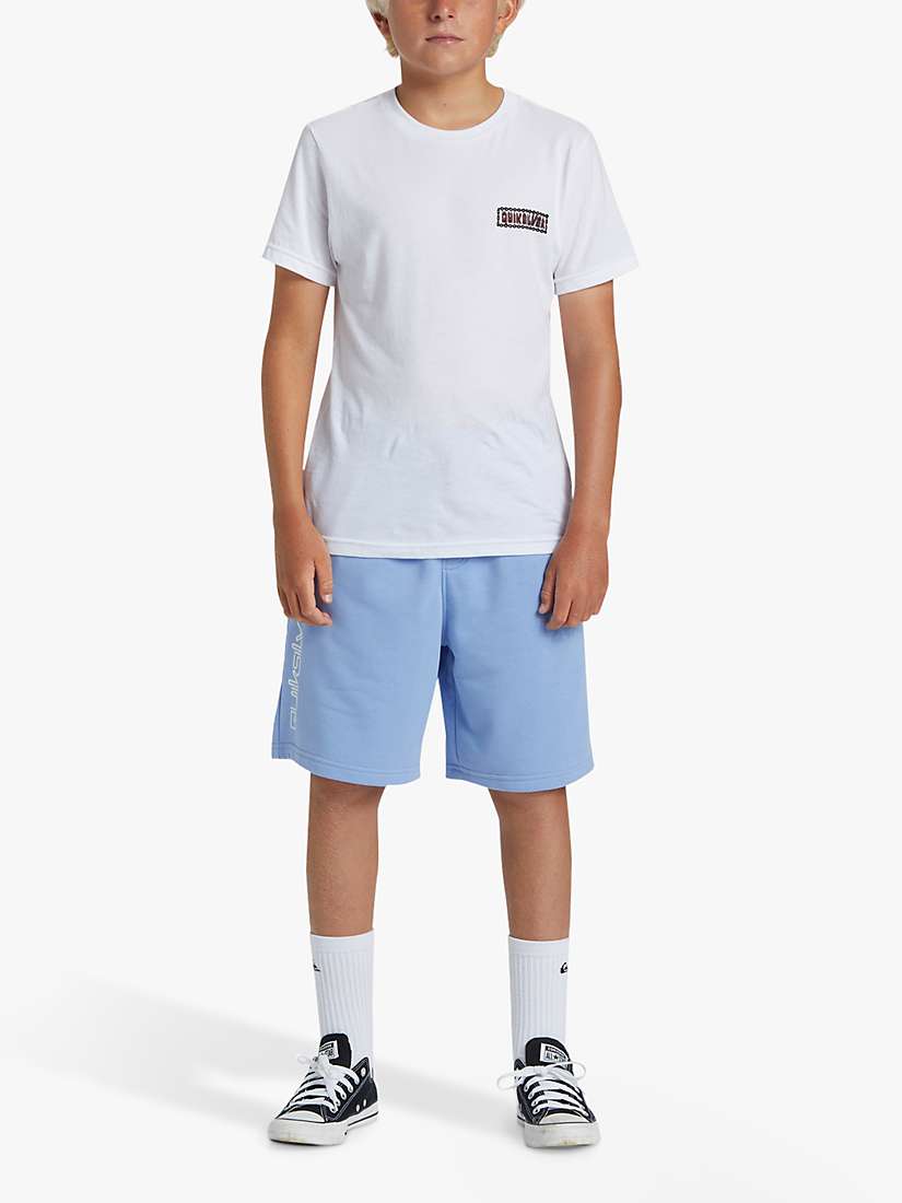 Buy Quicksilver Kids' Take Us Back Loose Fit Drawcord Sweat Shorts, Hydrangea Online at johnlewis.com
