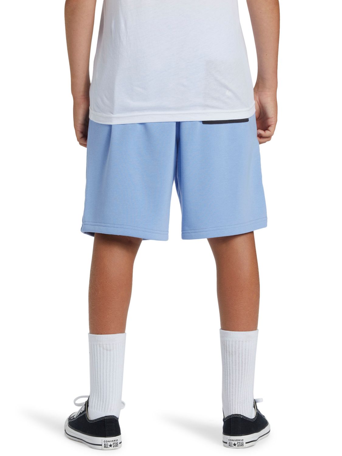 Quicksilver Kids' Take Us Back Loose Fit Drawcord Sweat Shorts, Hydrangea, 10 years