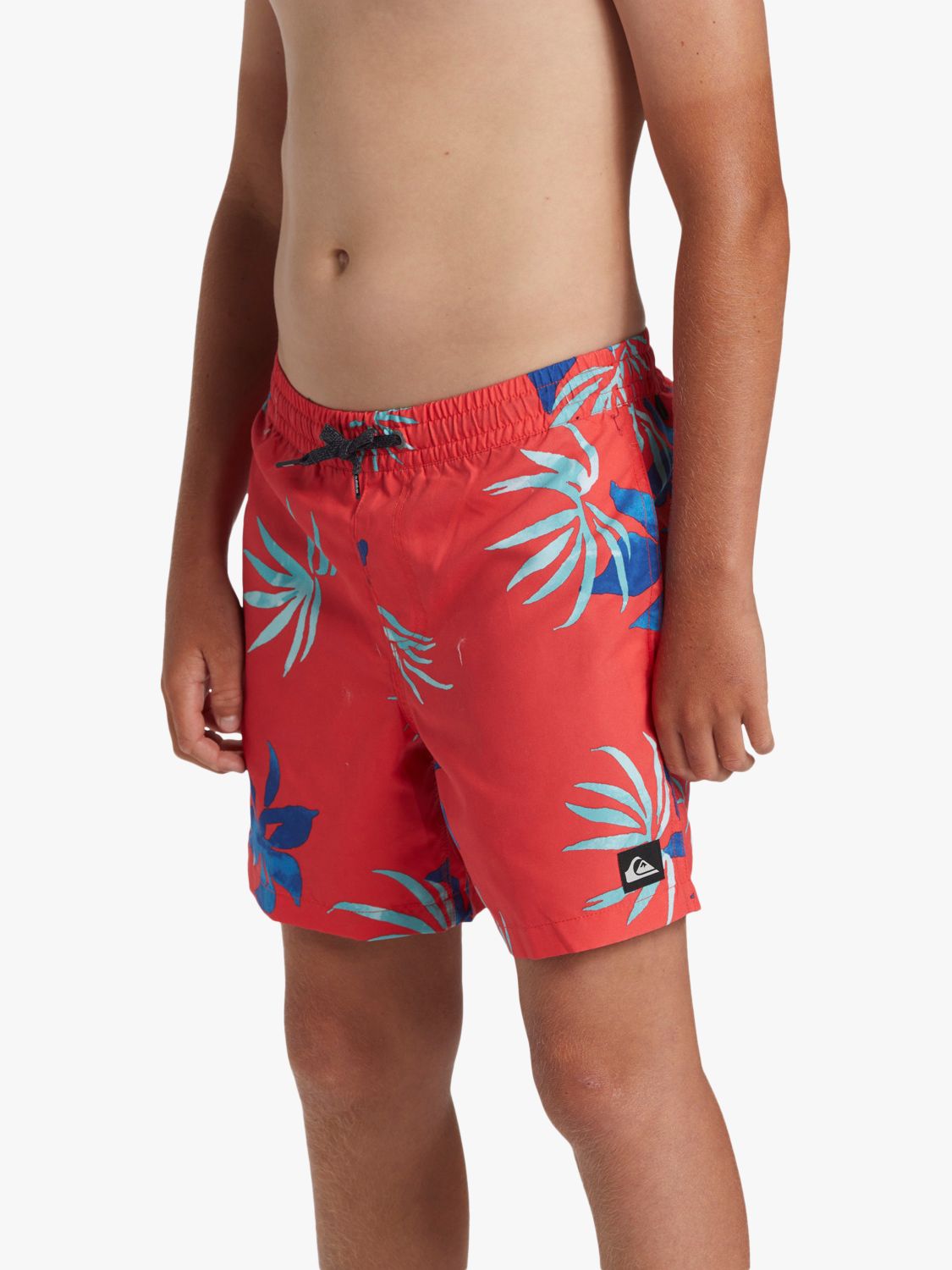 Quicksilver Kids' Everyday Collection Mix Volley Swim Shorts, Cayenne, 10 years