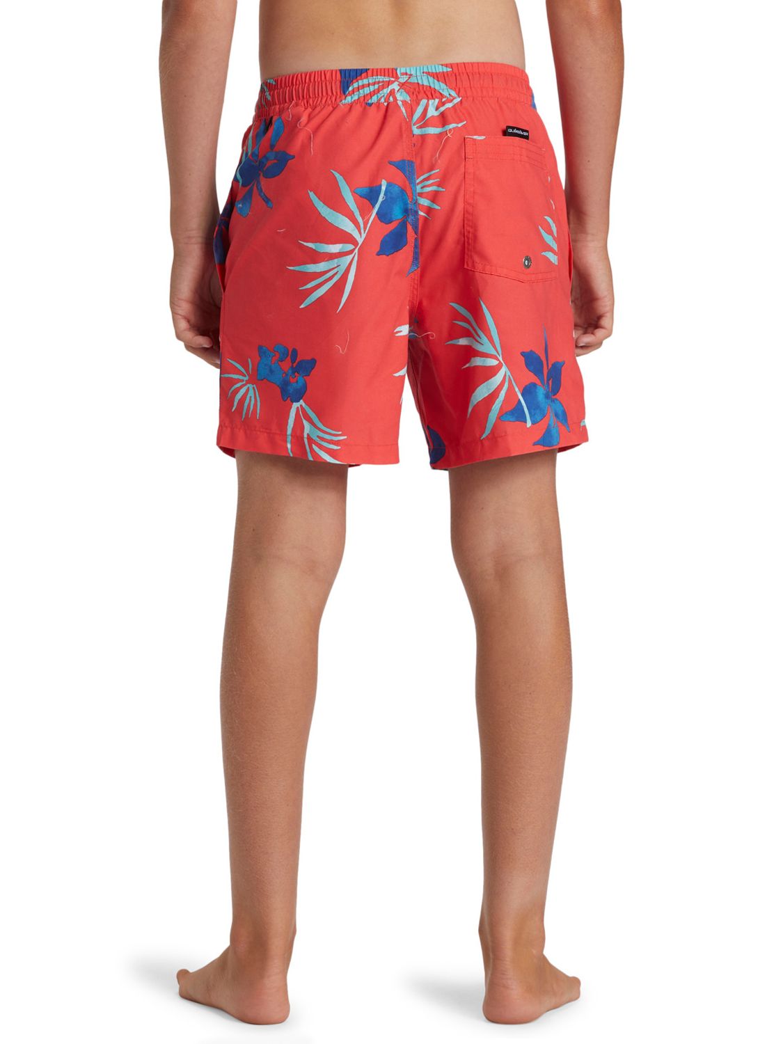 Quicksilver Kids' Everyday Collection Mix Volley Swim Shorts, Cayenne, 10 years