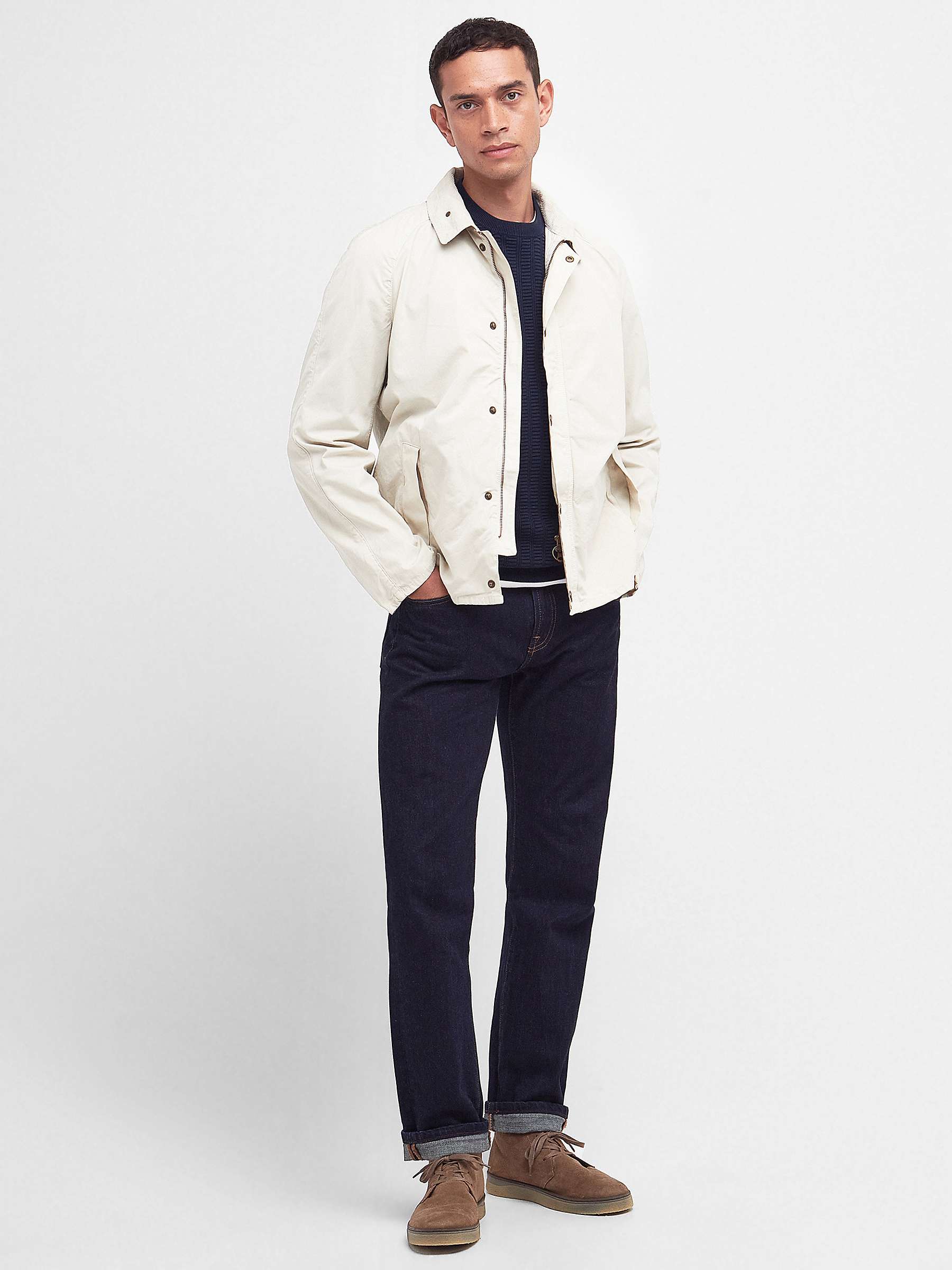 Buy Barbour Tracker Casual Jacket, Mist Online at johnlewis.com