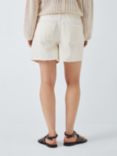 AND/OR Malibu Organic Cotton High Rise Denim Shorts, White