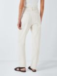 AND/OR Melrose Organic Cotton Straight Cut Jeans, Soft White