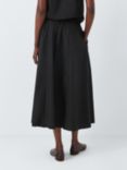 John Lewis Full Midi Skirt, Black
