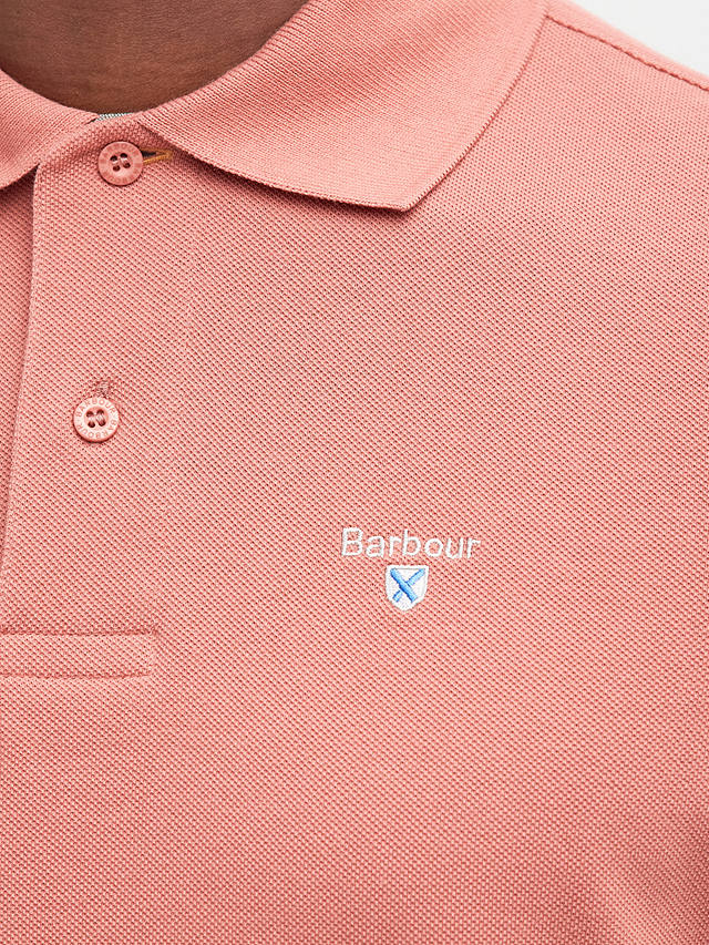 Barbour Tartan Polo Shirt, Pink