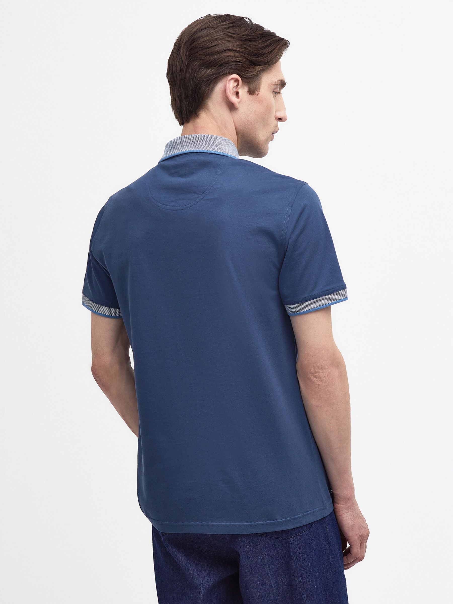 Buy Barbour Cornsay Polo Shirt, Denim Blue Online at johnlewis.com