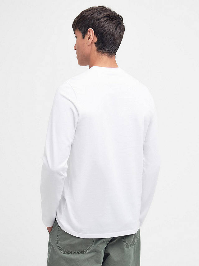 Barbour Holbeck Long Sleeve T-Shirt, White