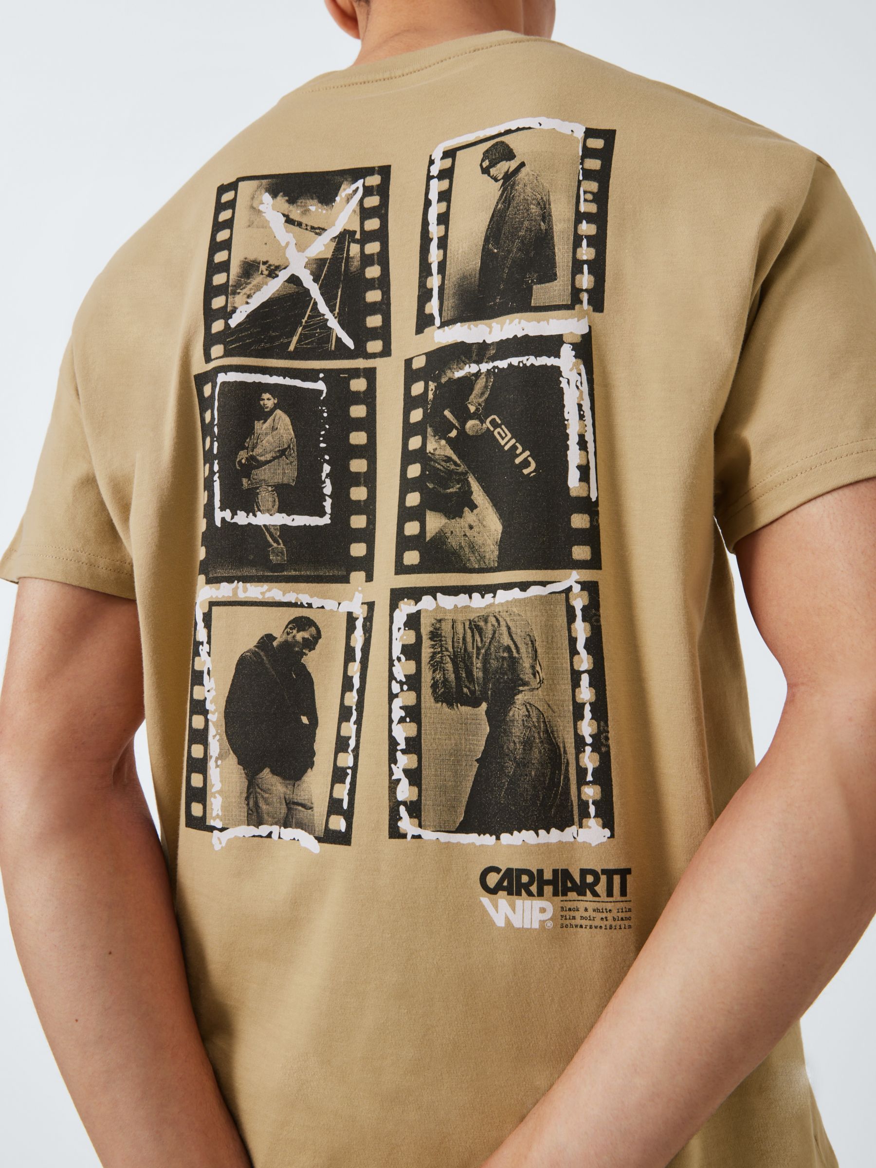 Buy Carhartt WIP Contact Organic Cotton Short Sleeve T-Shirt, Sable Online at johnlewis.com