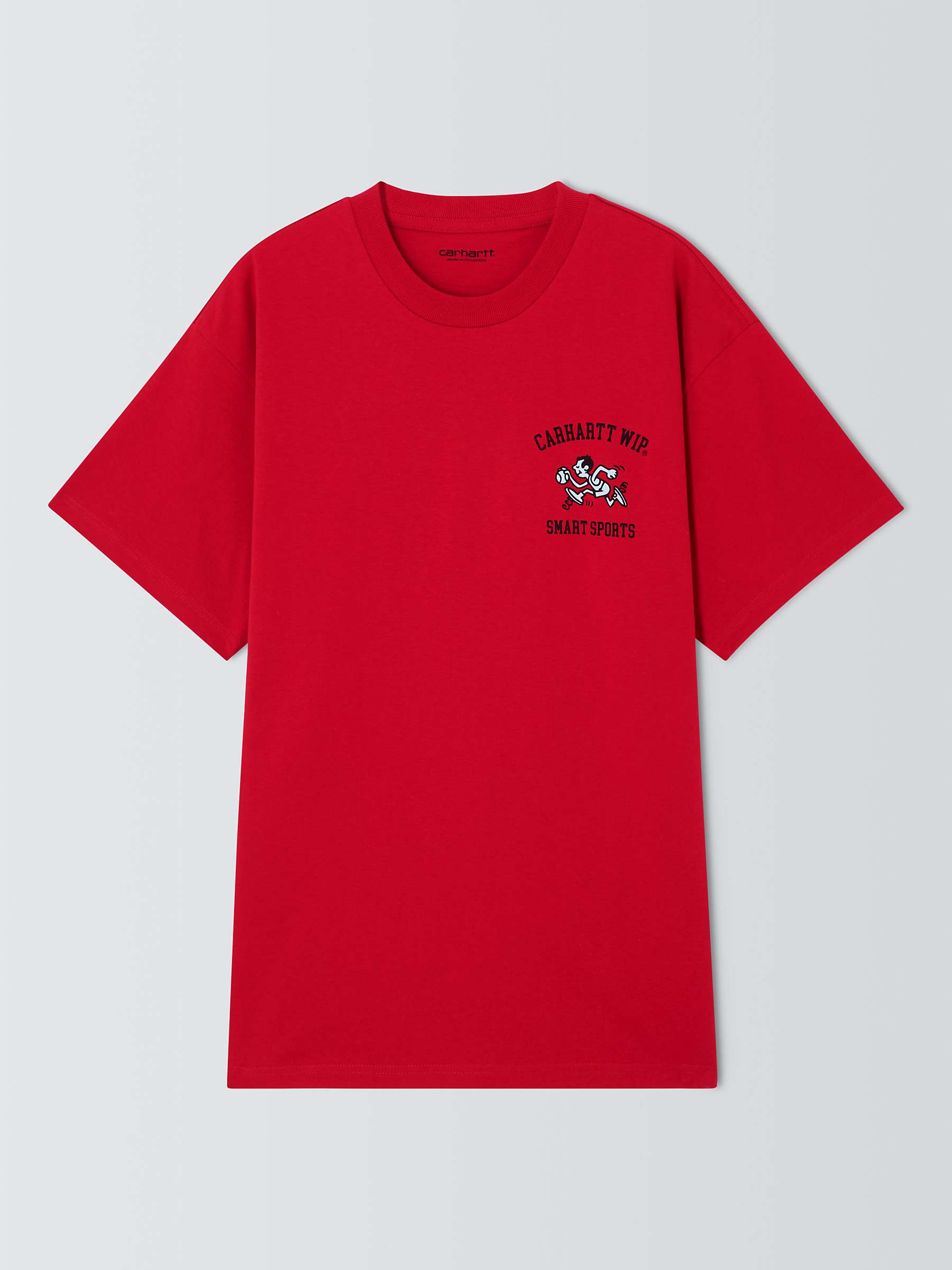 Buy Carhartt WIP Short Sleeve Smart Sports T-Shirt, Red Online at johnlewis.com