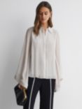 Reiss Magda Flared Sleeve Top