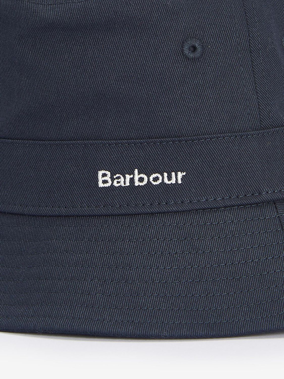Barbour Olivia Cotton Bucket Hat, Navy, M