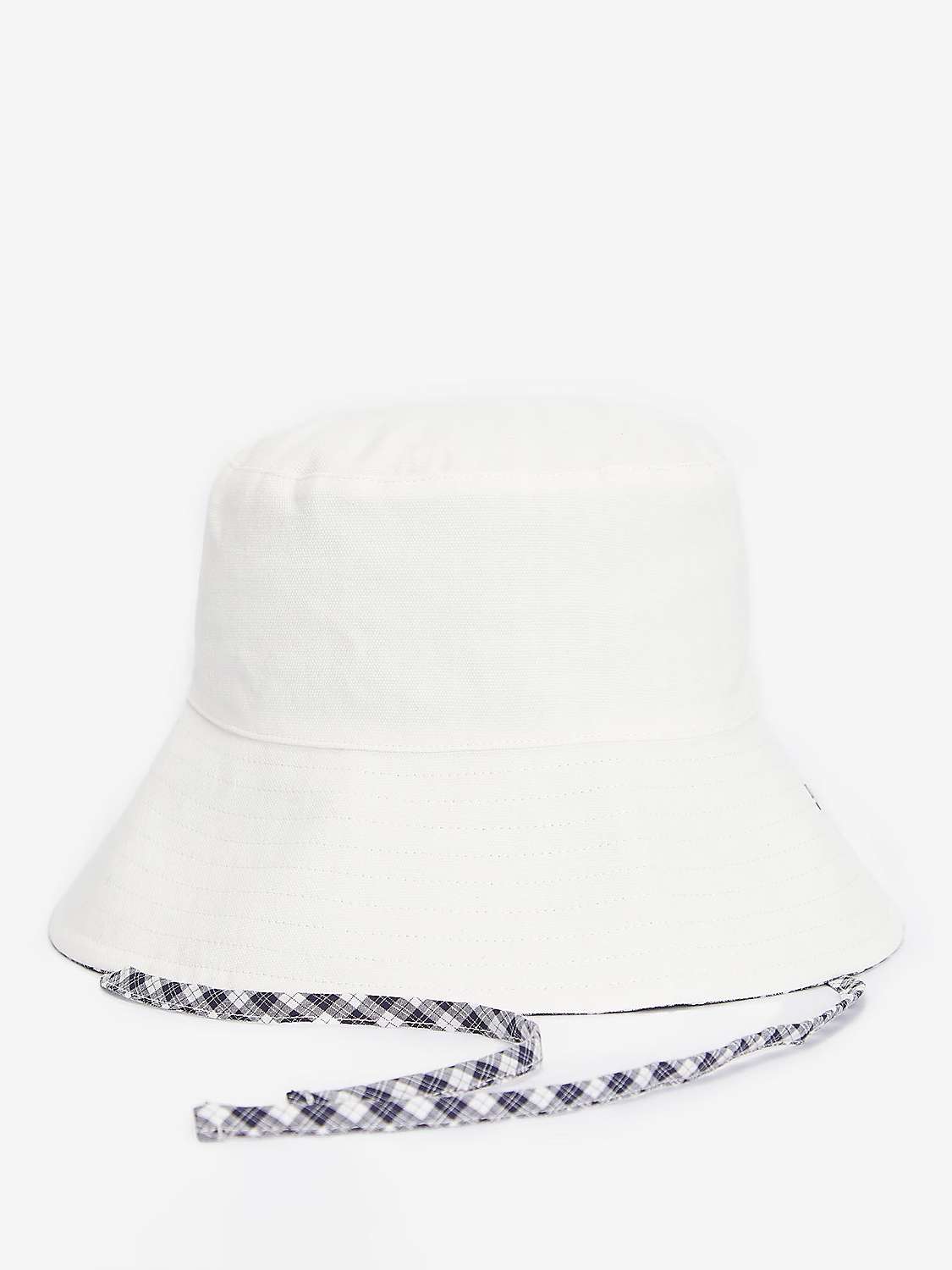 Buy Barbour Kilburn Reversible Check Bucket Hat, White/Multi Online at johnlewis.com