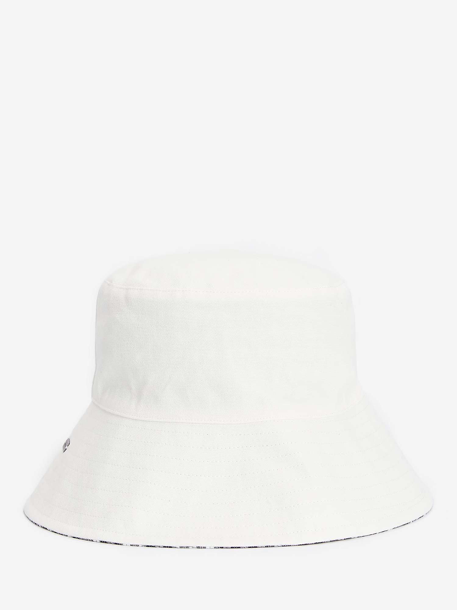 Buy Barbour Kilburn Reversible Check Bucket Hat, White/Multi Online at johnlewis.com