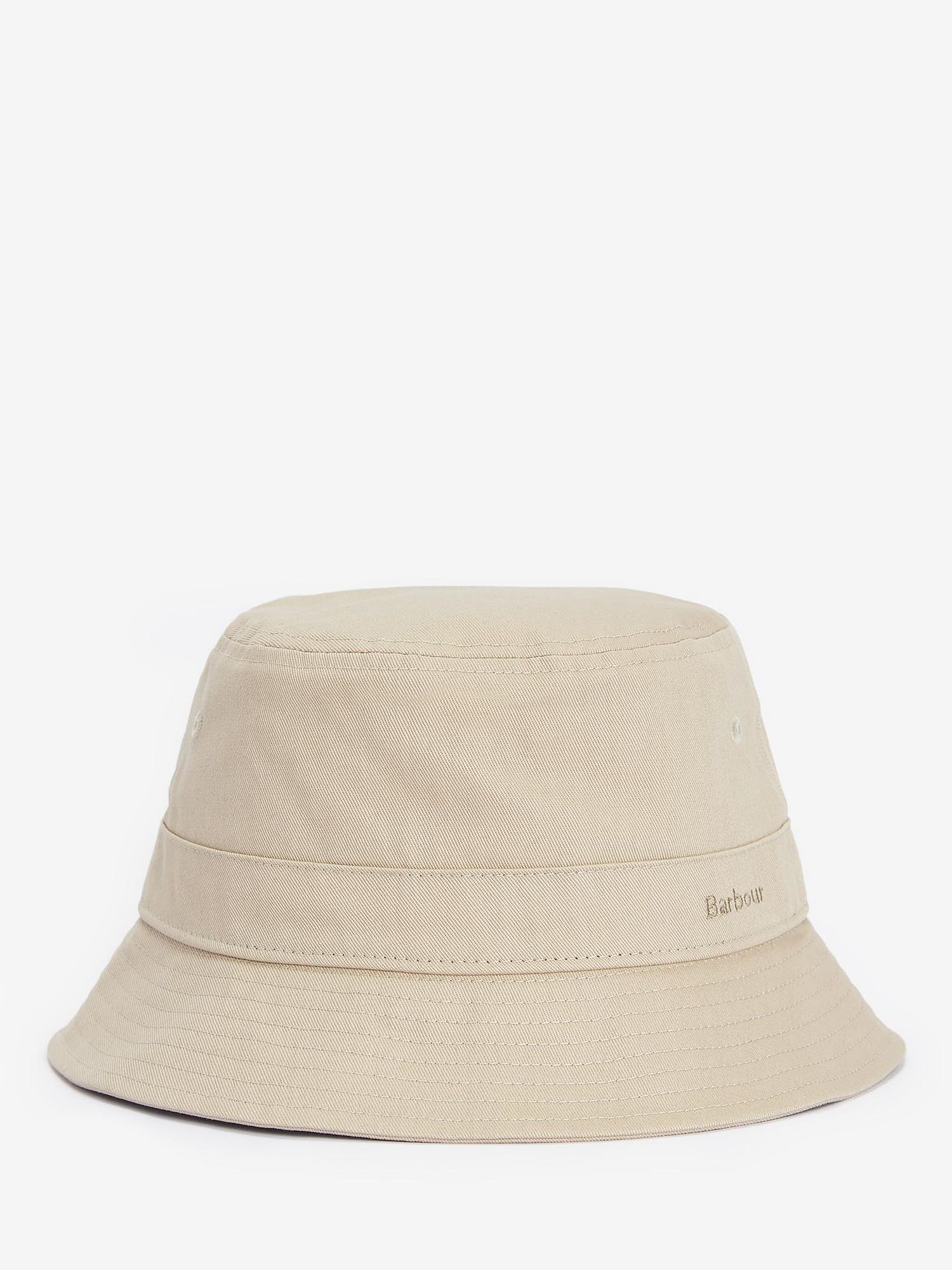 Barbour Olivia Cotton Bucket Hat, Sand at John Lewis & Partners