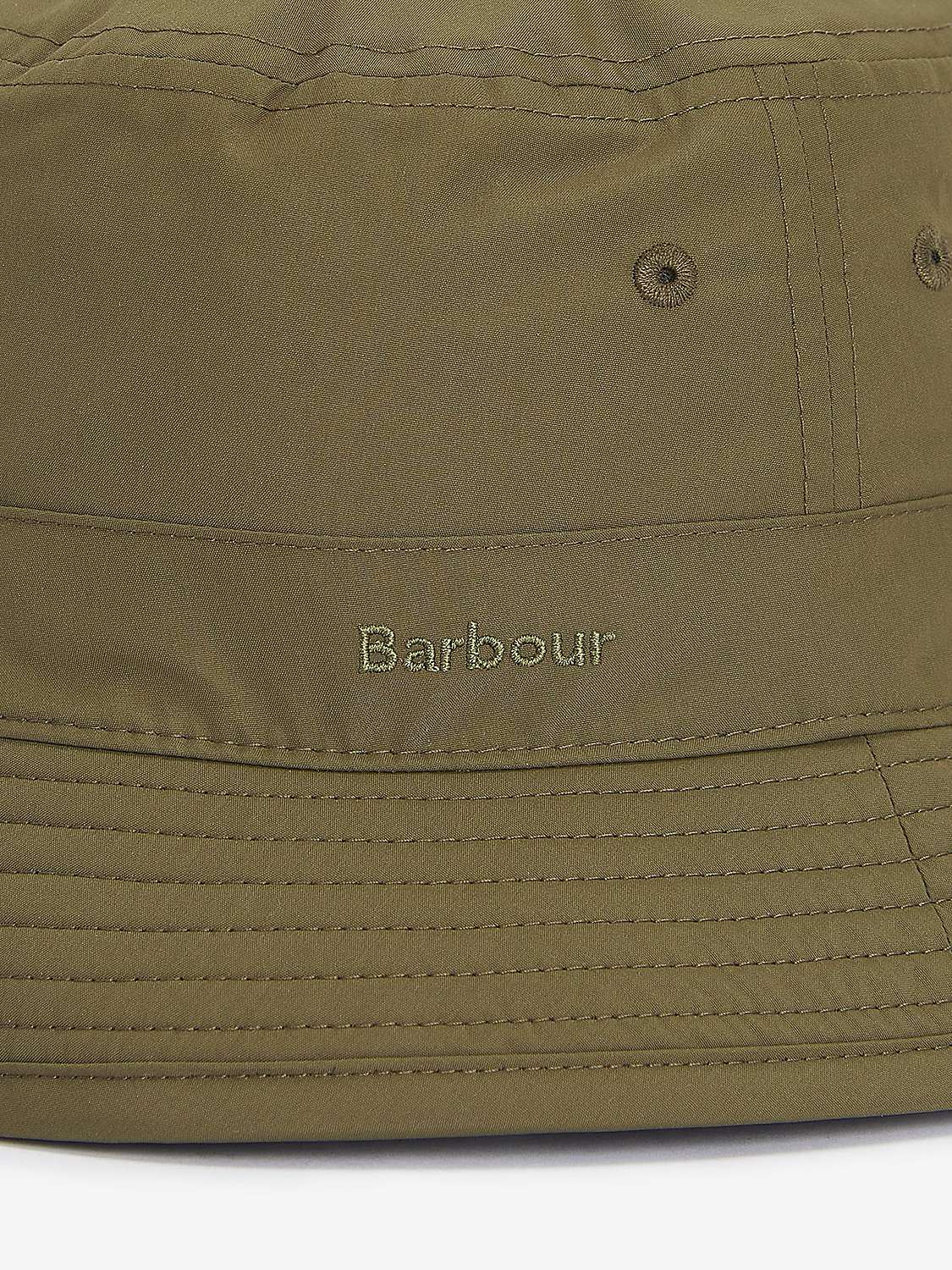 Buy Barbour Summer Poppy Bucket Hat, Khaki Online at johnlewis.com