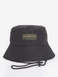 Barbour International Boulevard Reversible Bucket Hat, Black/Multi