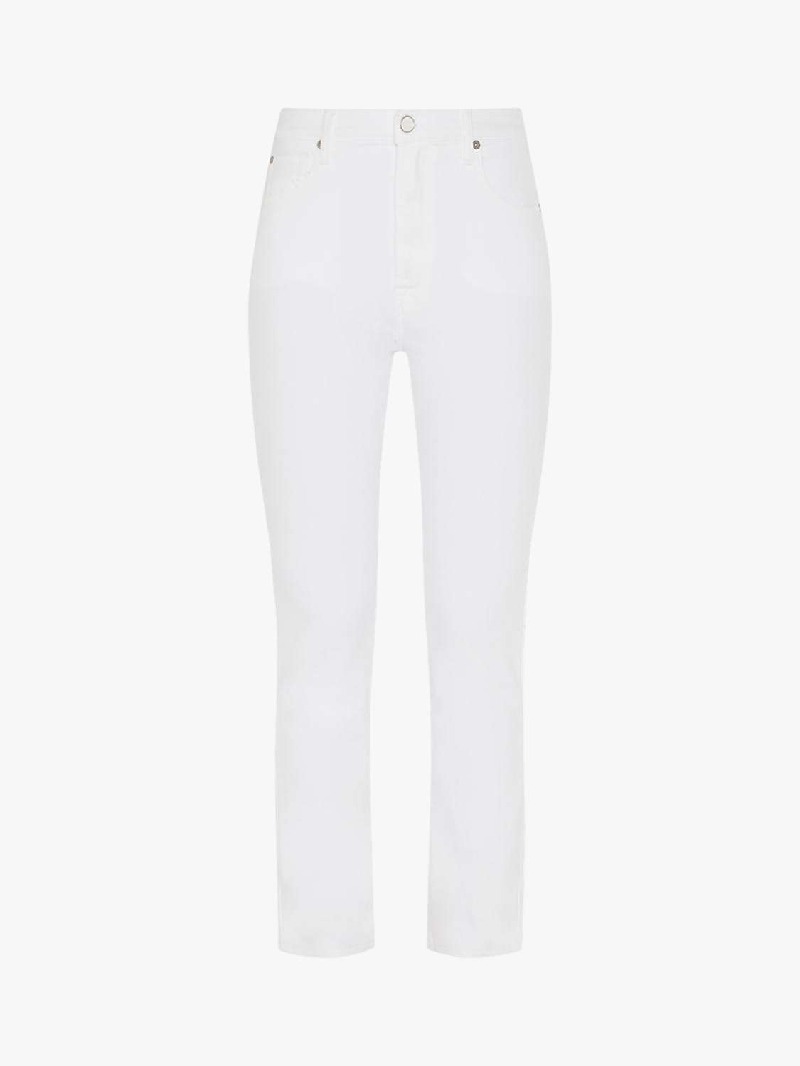 Buy 7 For All Mankind Easy Slim Jeans, White Online at johnlewis.com
