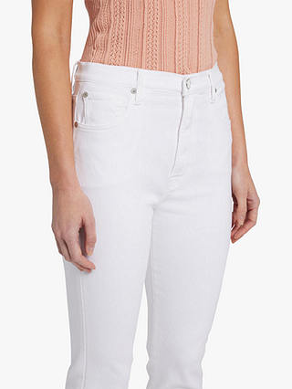 7 For All Mankind Easy Slim Jeans, White