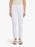 7 For All Mankind Roxanne Slim Fit Ankle Jeans, White, White