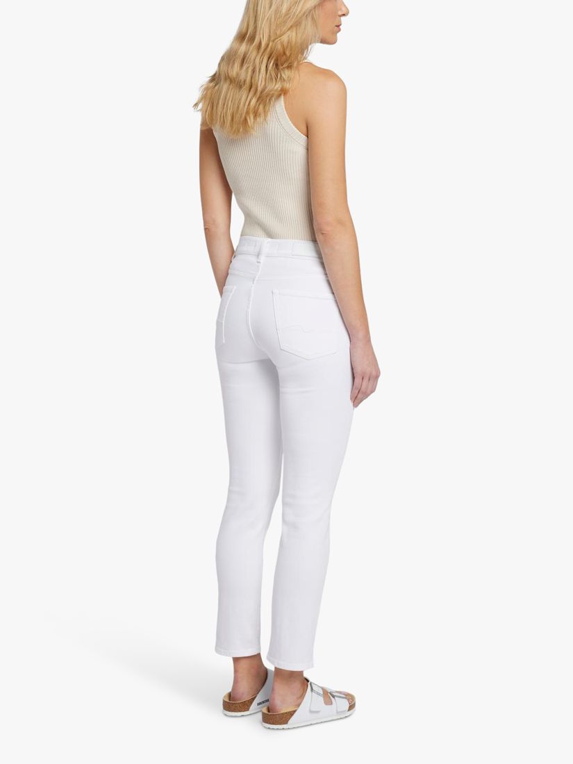 7 For All Mankind Roxanne Slim Fit Ankle Jeans, White, 28